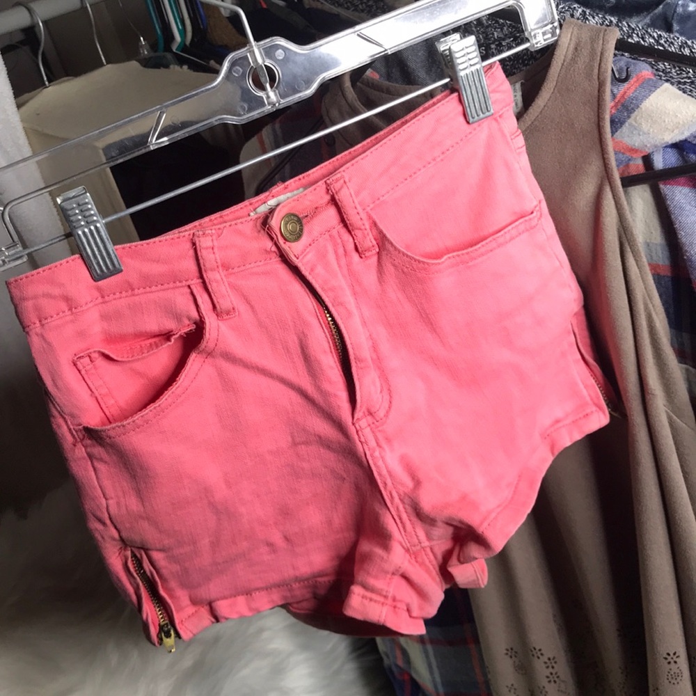High waisted shorts